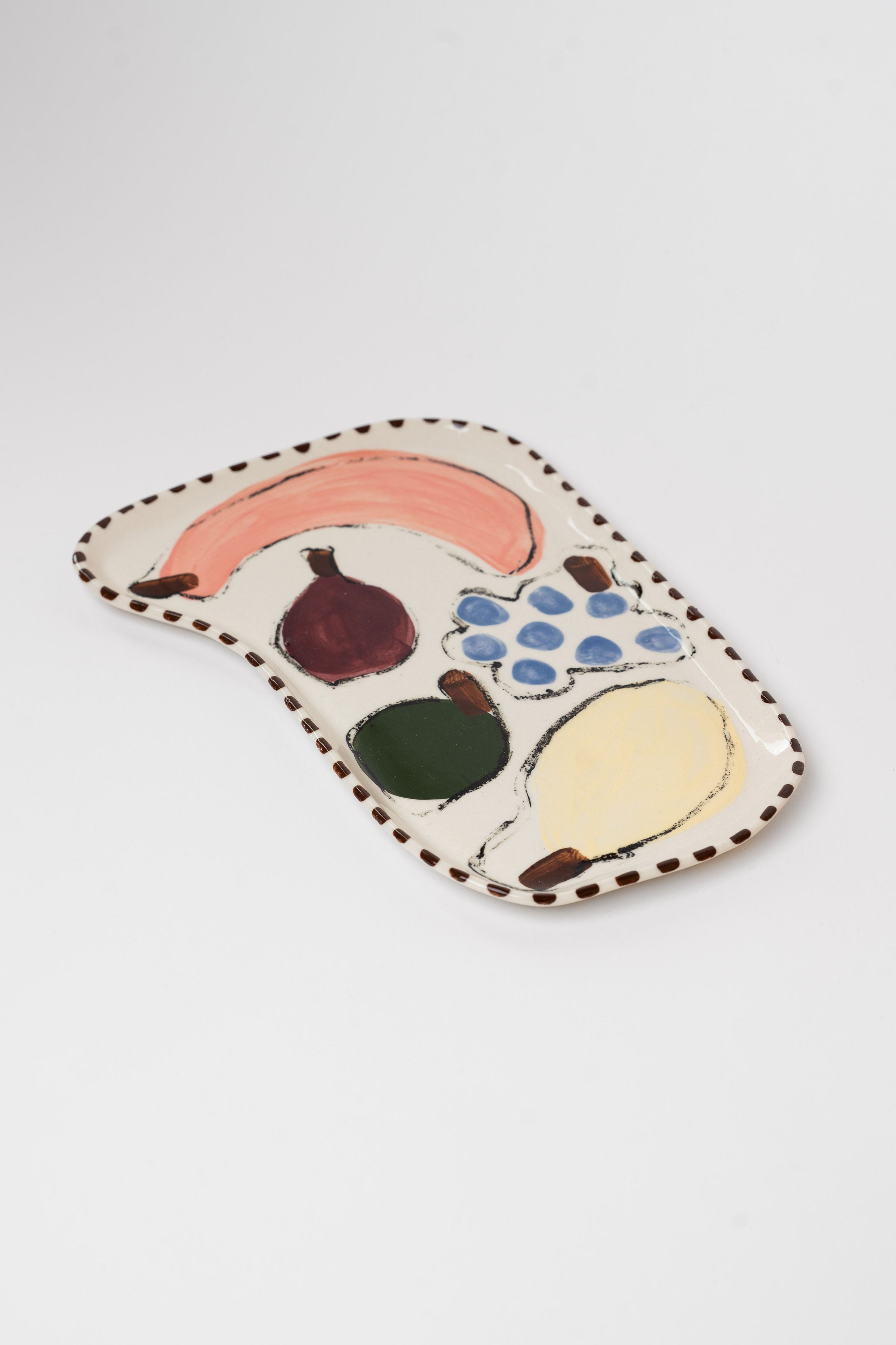 Porcelain plate - fruit M