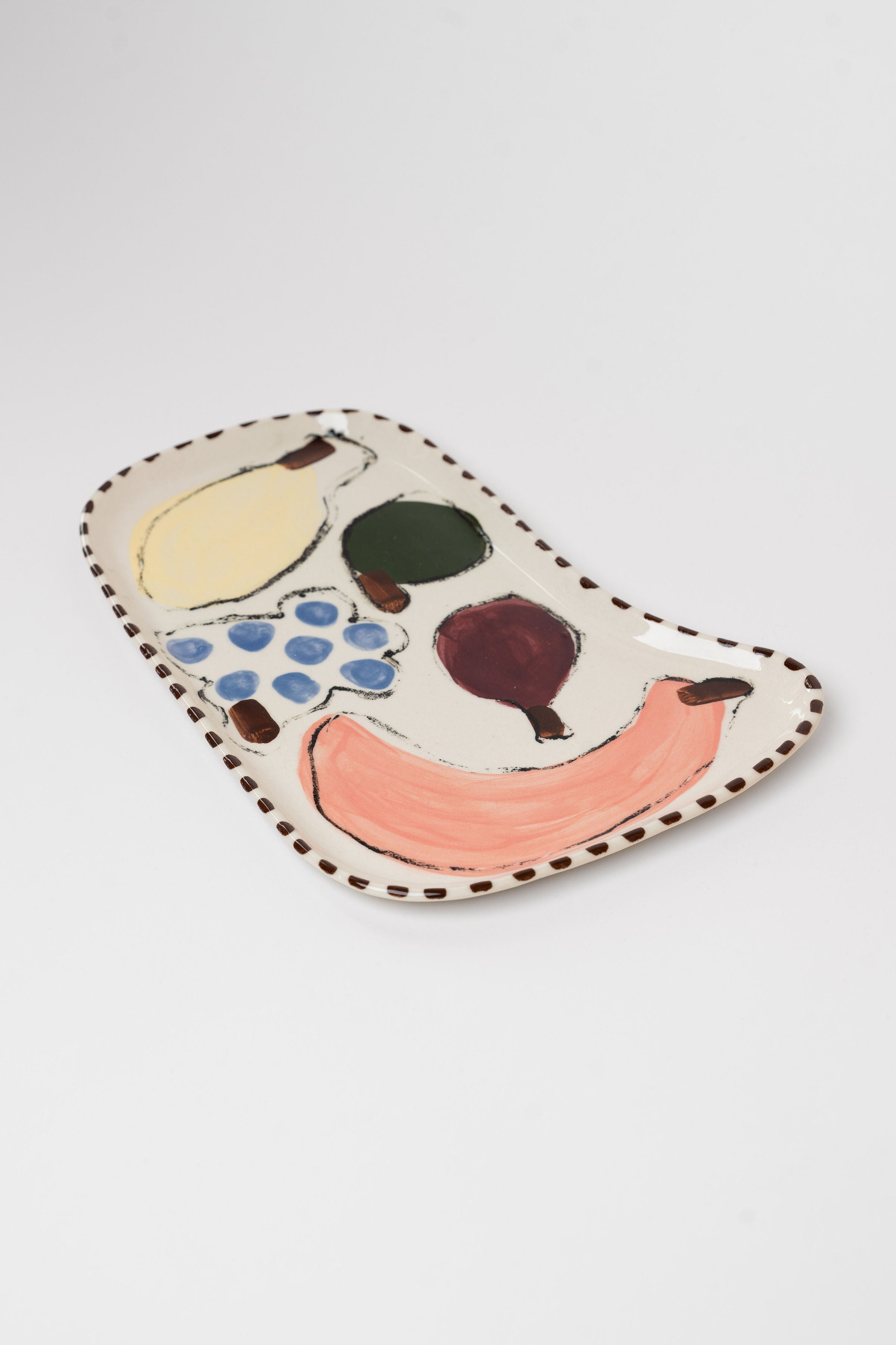 Porcelain plate - fruit M