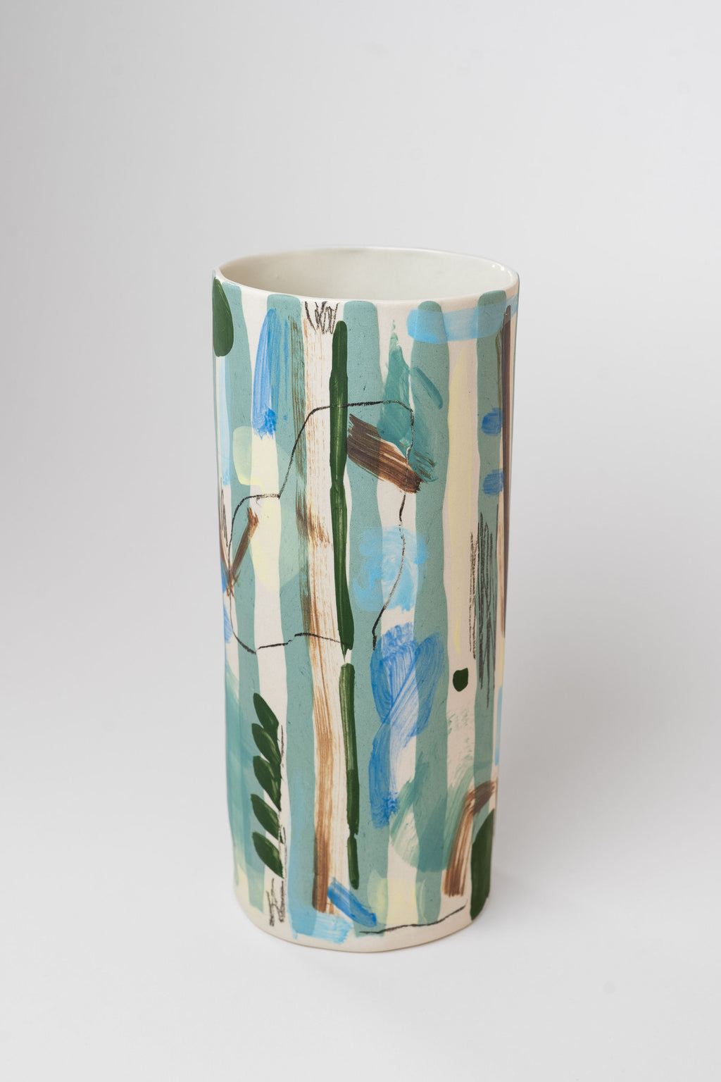Porcelain vase - stripes & patternsoup L