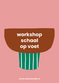 Keramiek workshop - SCHAAL OP VOET